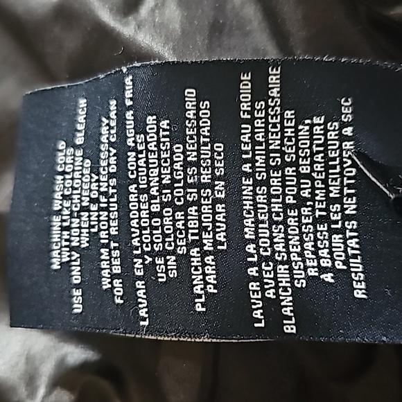 Tommy Hilfiger Black Winter Coat Faux Fur Trim Hood Women's Size Small - Picture 16 of 16